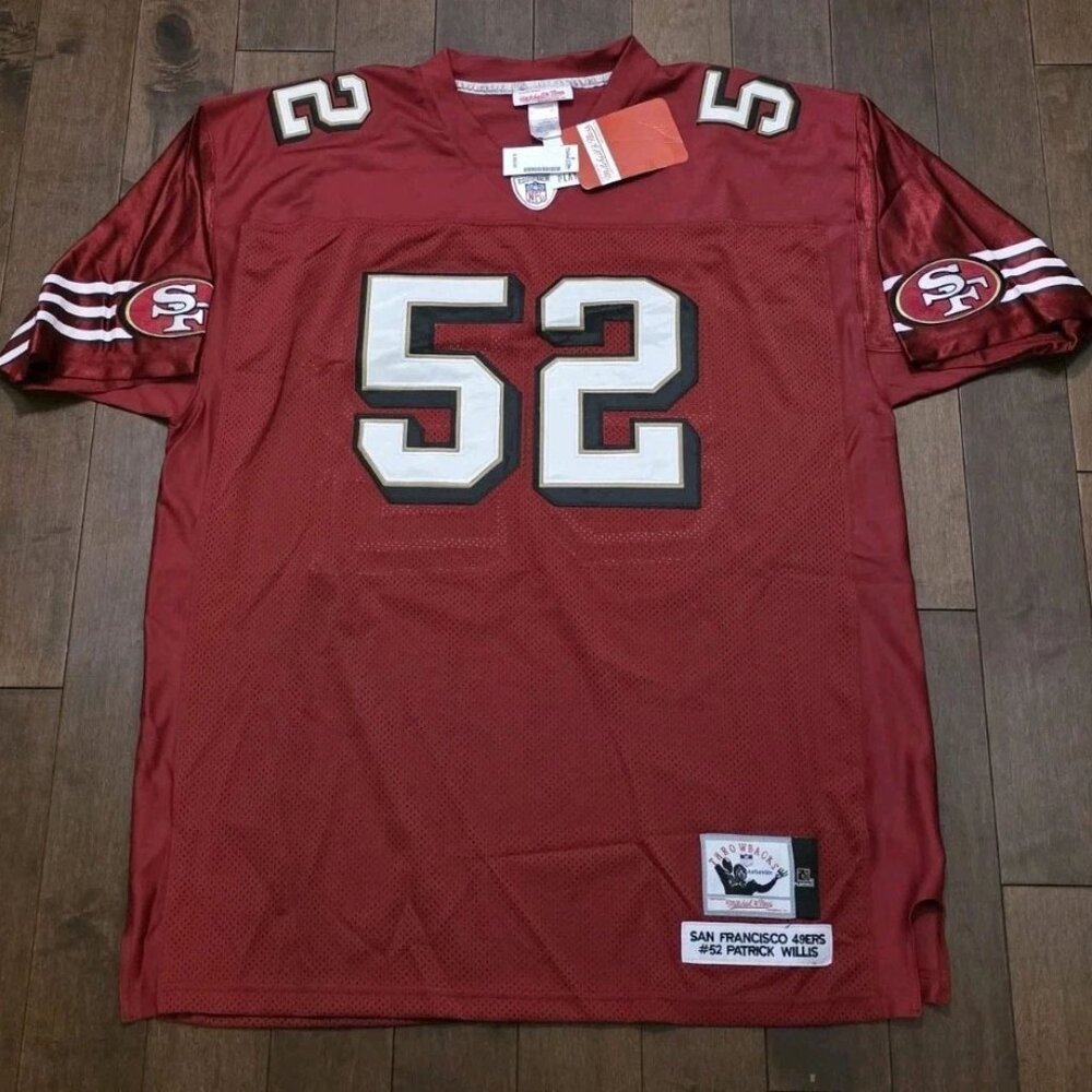 Mitchell & Ness Patrick Willis #52 SF 49ers Throwback Jersey NWT Size 58